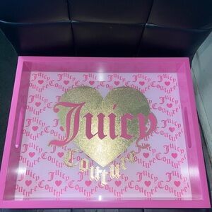 Juicy Couture Pink heart trinket tray